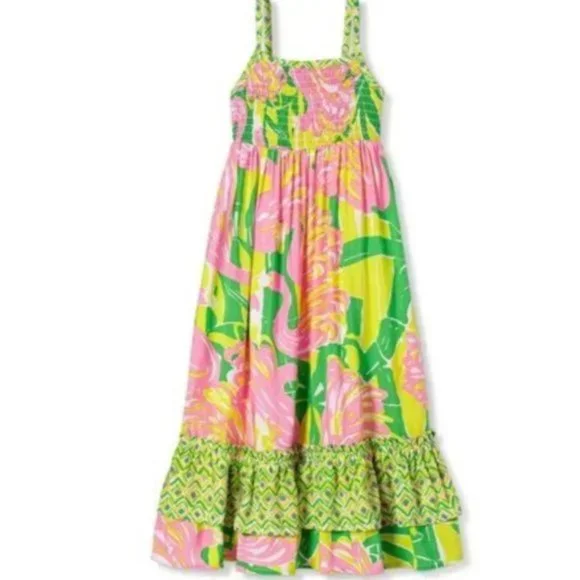 Lilly Pulitzer for Target | Dresses | Lilly Pulitizer For Target Fan Dance Toddler  Maxi Dress Size 8 Months | Poshmark